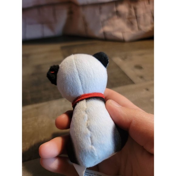 Mini Beanie baby panda ming animal plush toy - Picture 4 of 5